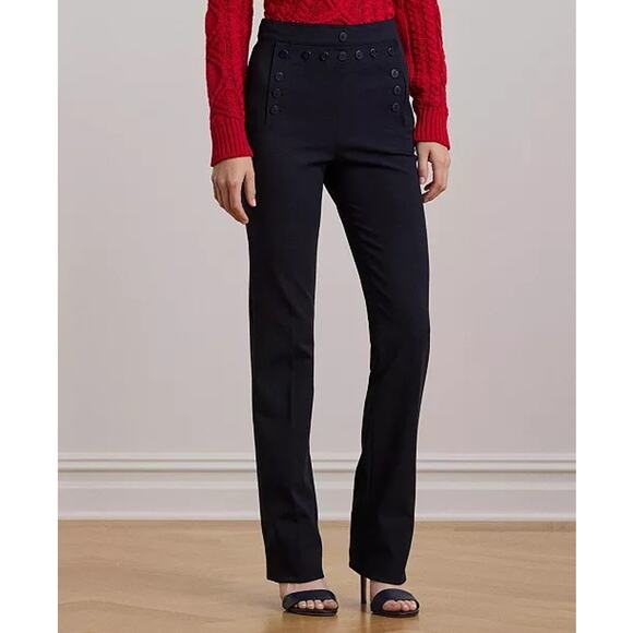 Lauren Ralph Lauren Pants - LAUREN RALPH LAUREN Women's Double-Faced Crepe Sailor Pants